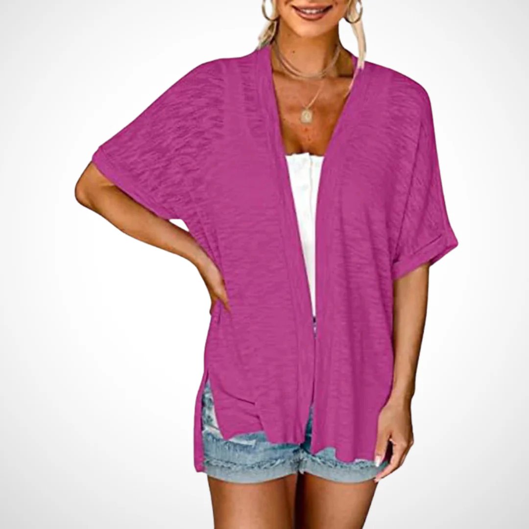 🔥Stylish Flowy Short Sleeve Cardigan