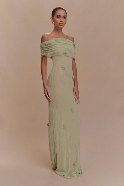 Orchid Knit Maxi Dress