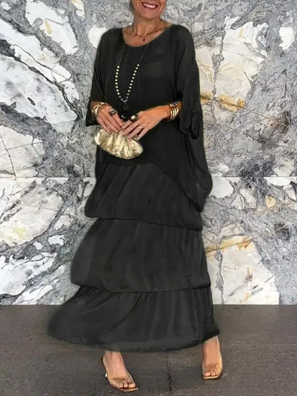 🎁Hot Sale 49% OFF✨ Timeless Elegance – Designer Flowy Dress