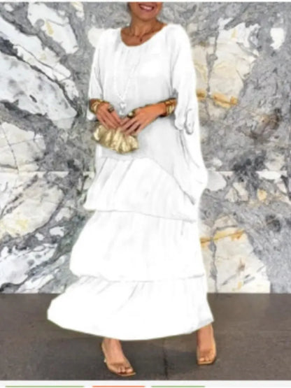🎁Hot Sale 49% OFF✨ Timeless Elegance – Designer Flowy Dress