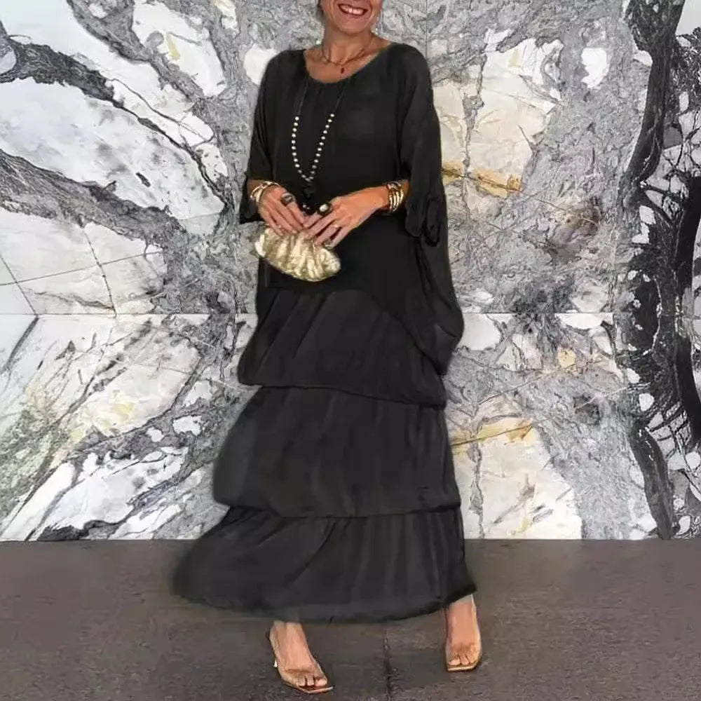 🎁Hot Sale 49% OFF✨ Timeless Elegance – Designer Flowy Dress
