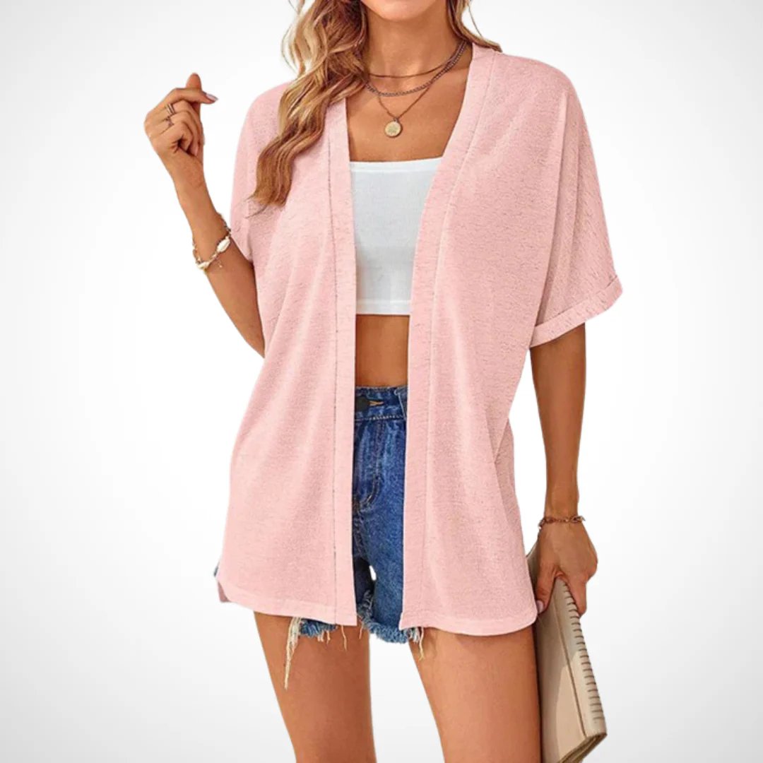 🔥Stylish Flowy Short Sleeve Cardigan